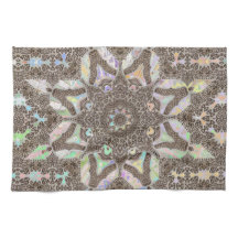 Henna Phownix Fractal Mandala Art Kitchen Towel