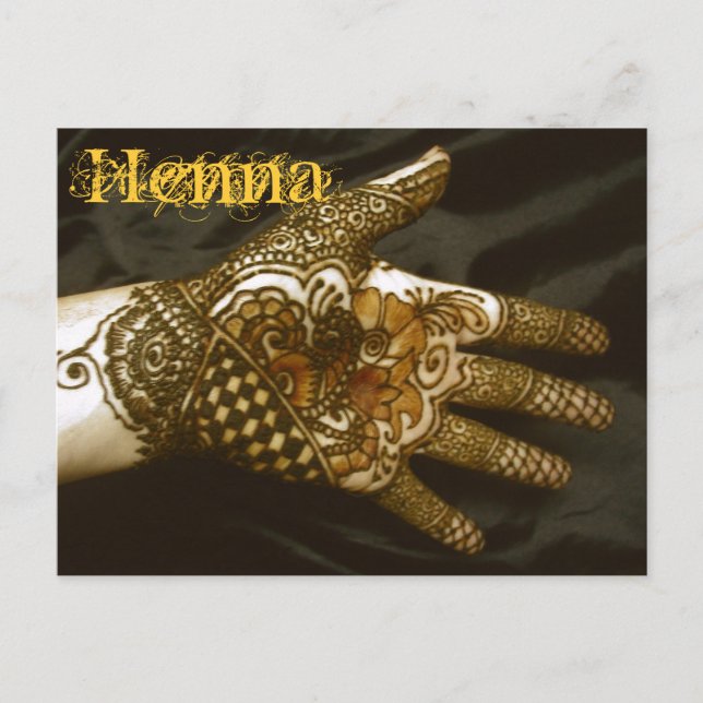 Henna räcker av dogwooden vykort (Framsida)