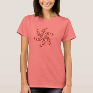 Henna Spiral Flower Tee