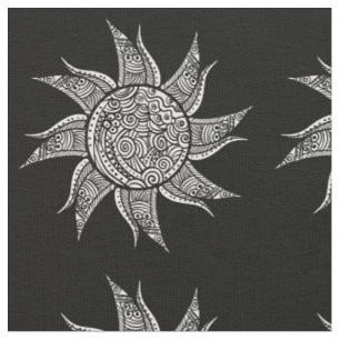 Henna-stil Sol Tattoo Thunder_Cove Tyg