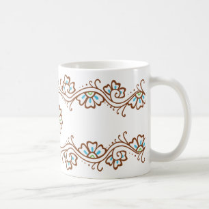 Hennablomman kedjar muggen kaffemugg