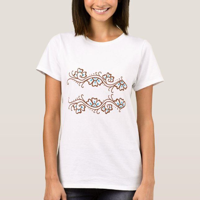 Hennablomman kedjar t-shirt (Framsida)