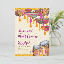 Hennafest firar Mehndi-inbjudningar, Mehndi-fest Inbjudningar