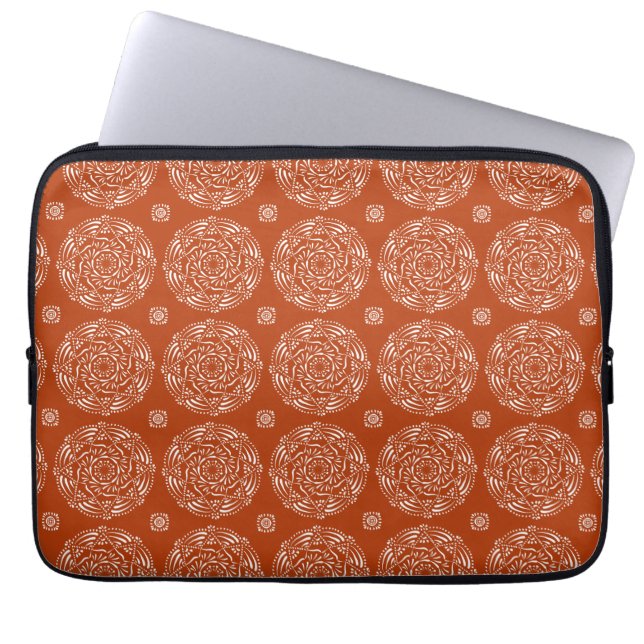 HennaMandala Laptop Sleeve (Framsidan)