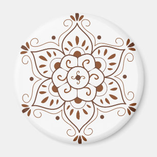 HennatatueringMandala Magnet