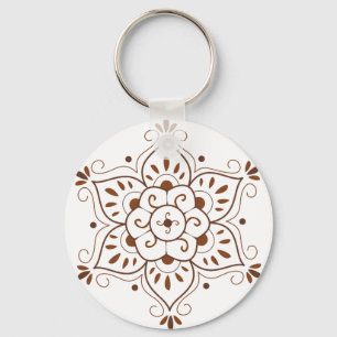 HennatatueringMandala Nyckelring