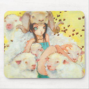 Henne bi som rammar Mousepad Musmatta