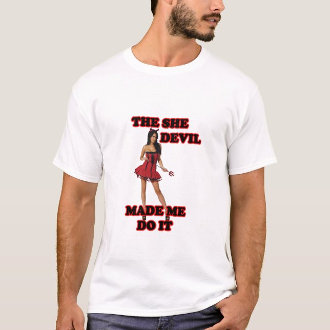 Henne djävulen t shirt (Framsida)