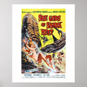 Henne gudar av hajreven poster