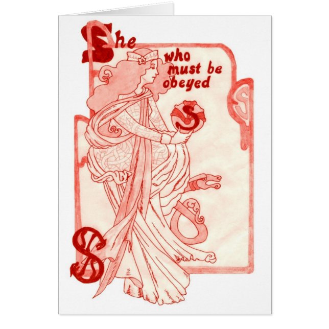 Henne Hälsningskort (Framsidan)