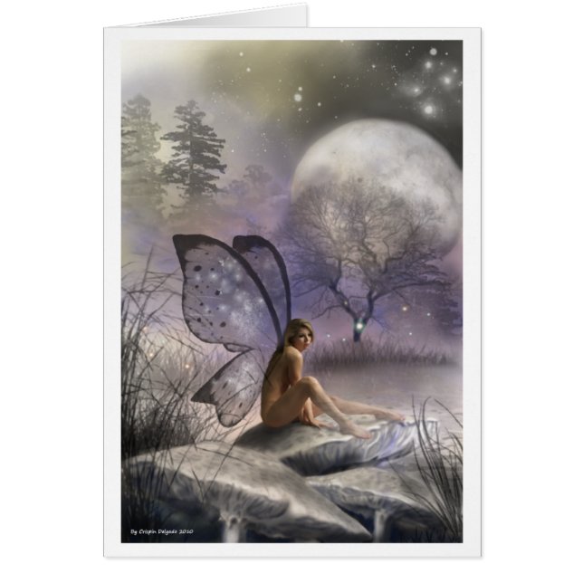 Henne ikväll väntningar hälsningskort (Framsidan)