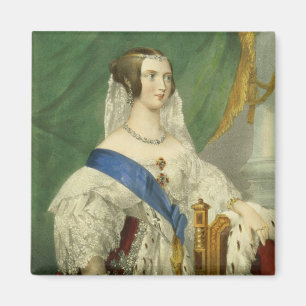 Henne mest artig majestät, drottning Victoria Magnet