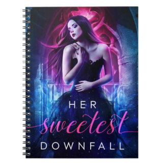 Henne mest sweetest Downfallanteckningsbok Anteckningsbok Med Spiral