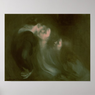 Henne mödrarkyss, 1890s poster