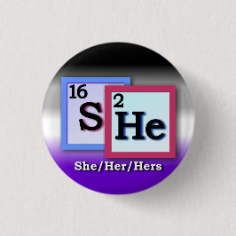 Henne - personlig genderpronomen för periodiskt knapp