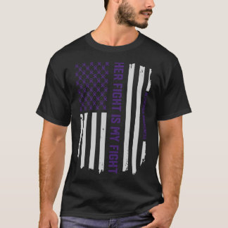 Henne slagsmål - Alzheimers medvetenhetamerikanska T Shirt