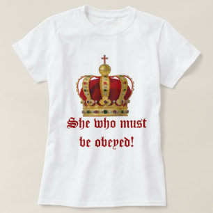 Henne som måste lydas tee shirt