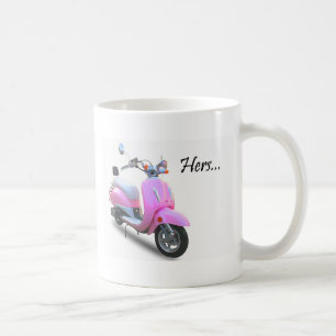 Henne sparkcykel kaffemugg