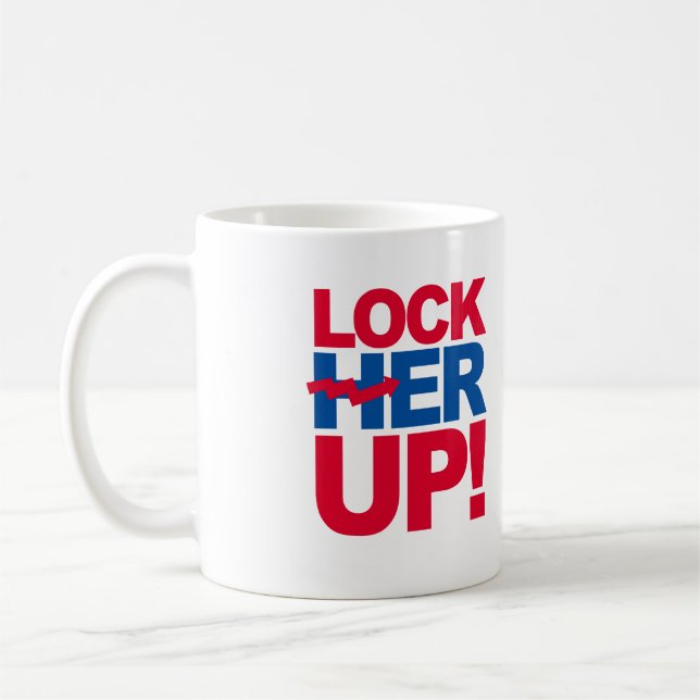 HENNE UPP - Anti-Hillary - Anti-Hillary - Kaffemugg (Vänster)