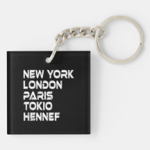 Hennef New York London Tokio Paris Anhänger