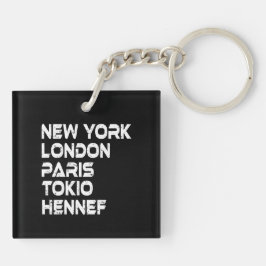 Hennef New York London Tokio Paris Anhänger