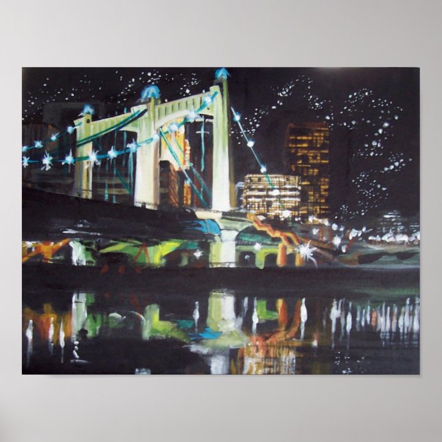 HENNEPIN BRIDGE TWINKLE POSTER (Framsidan)