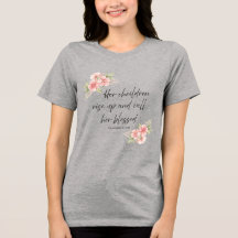 Hennes barn reser sig och kallar henne salig