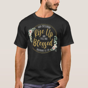 Hennes barn Stiga upp upp sig och kallar henne Blo T Shirt