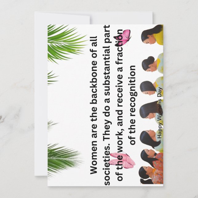 Hennes berättelse: Kortet för hälsning på kvinnoda Julkort (Framsida)