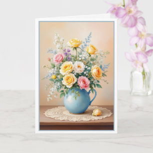 Hennes Bouquet-dag för Ro & Wildblommor Kort