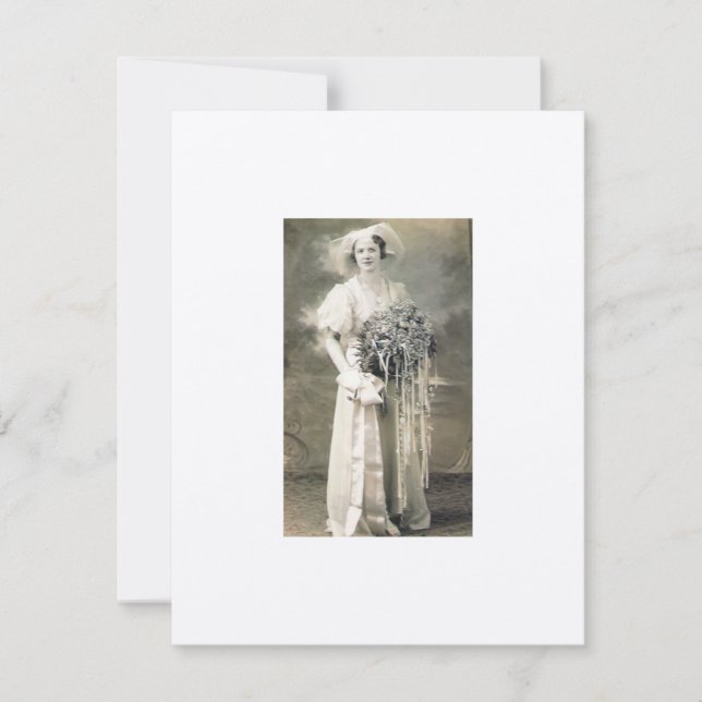 Hennes bröllopsinbjudan inbjudningar (Framsida)