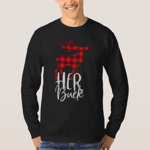 Hennes Buck Hans Doe-julpar Matching Pajama T Shirt