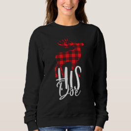 Hennes buck hans Doe-julpar Pajama har satt T Shirt