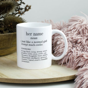 Hennes definition av namn Två-Tonad mugg