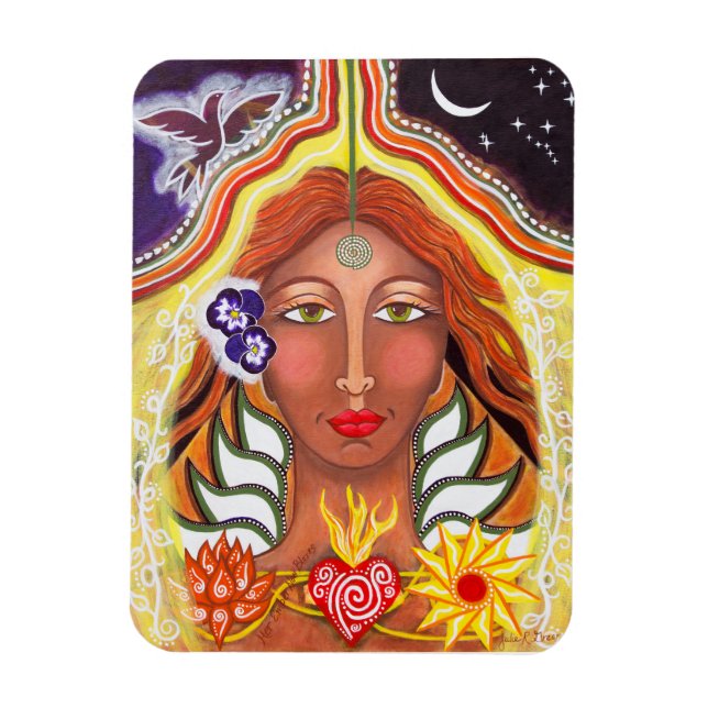 "Hennes Ember Now Blazes" Magnet (Vertikal)