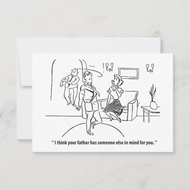 Hennes far har någon annan i tankarna, roligt spara datumet (Framsida)