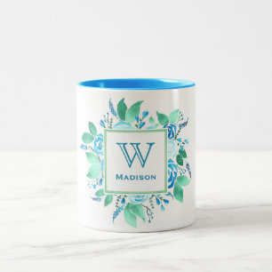 Hennes favoritblått Ro Monogram Mugg
