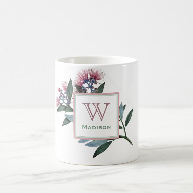 Hennes favoritVintage botaniska Monogram Mugg (Center)