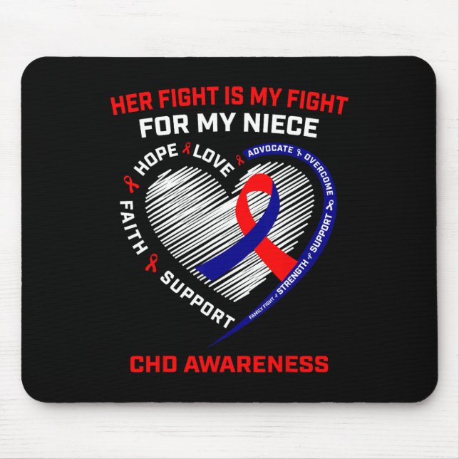 Hennes Fight Niece Chd Awareness Heart Disease Gra Musmatta (Framsidan)