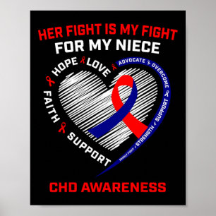 Hennes Fight Niece Chd Awareness Heart Disease Gra Poster