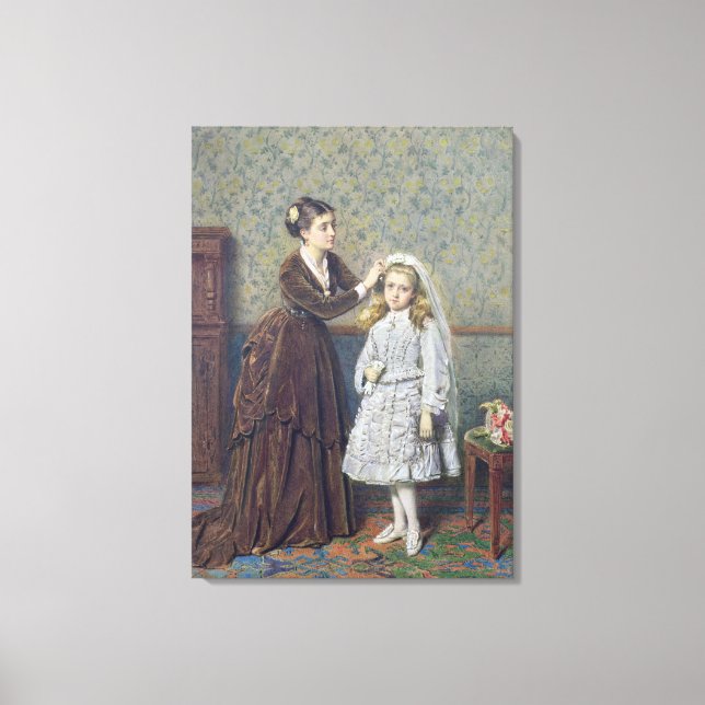 Hennes första kommission canvastryck (Framsida)