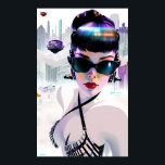 Hennes framtida toppar poster<br><div class="desc">Hennes framtida toppar. 2023, Ken Gage. Blandade media: popsurrealism.</div>