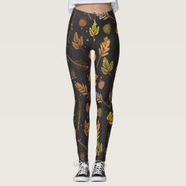 Hennes fyra årstider – Höstmönster Leggings