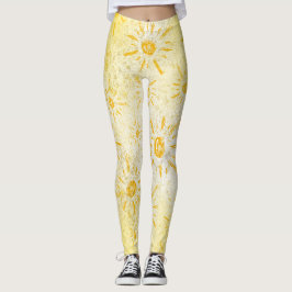 Hennes fyra årstider – Sommar mönster Leggings