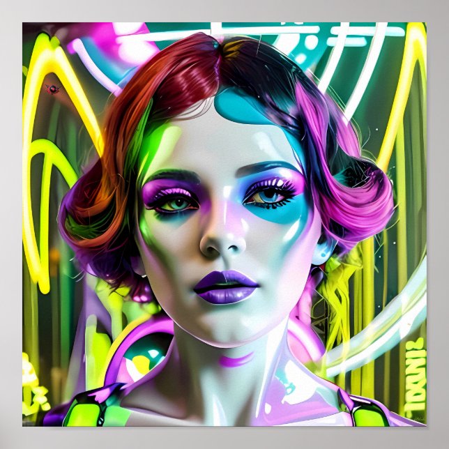 Hennes glamor blir hennes poster (Framsidan)