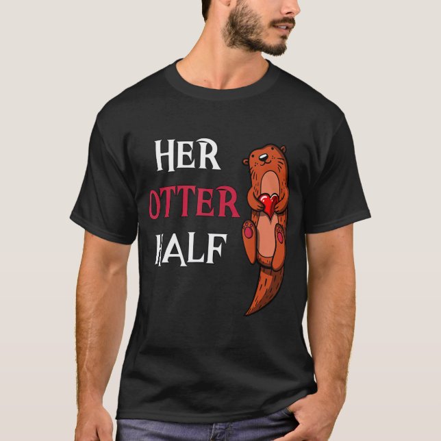 Hennes halvkute Valentines day Manar Boykompis T Shirt (Framsida)