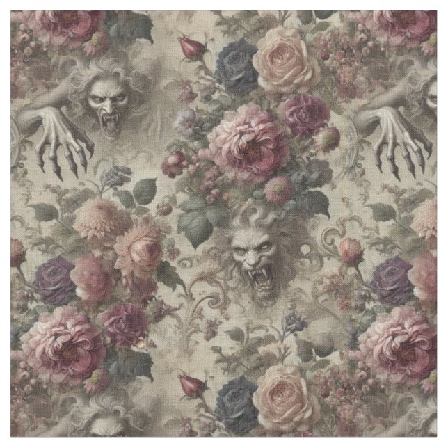 Hennes Har Klo - Gothic Classic Tile Tyg (Närbild)