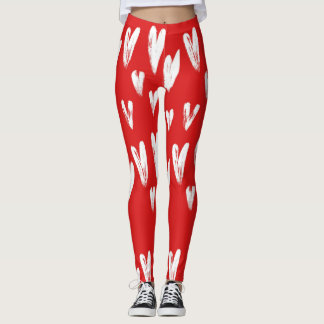 Hennes hjärtklappning leggings