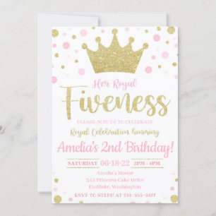 Hennes inbjudan till Royal-fiktiv   Princess Inbju
