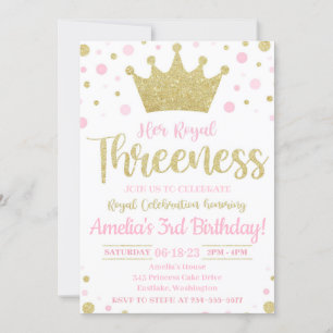 Hennes inbjudan till Royal Threeness Princess In